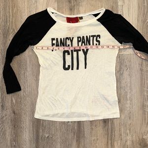L.A.M.B. Fancy Pants City baseball shirt